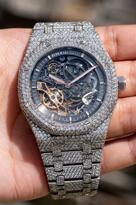 audemars piguet all diamond watch price|audemars piguet skeleton diamond.